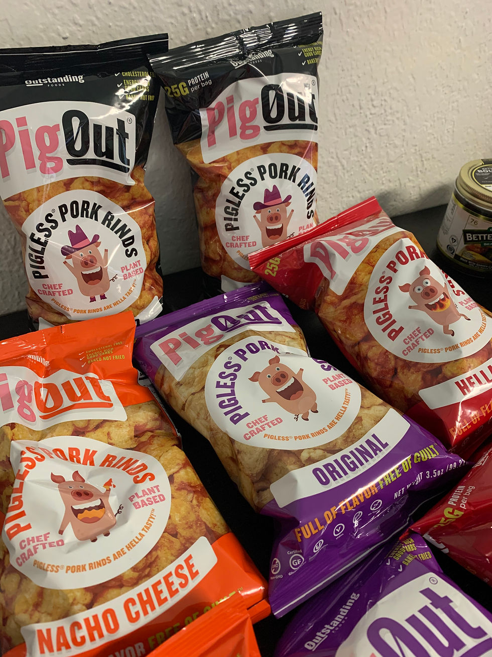 PigOut Porkless Pork Rinds Original