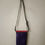 Thumbnail: Bag: Violet Sitalpati sling bag with pink flap