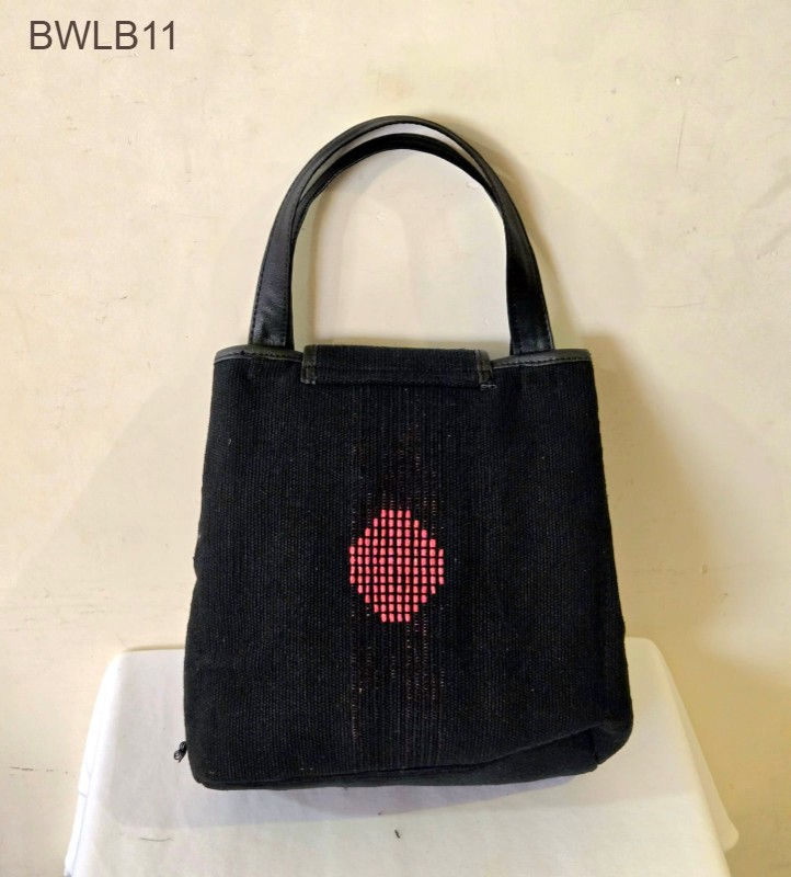 Thumbnail: Bag: Woven cotton lunch-bag