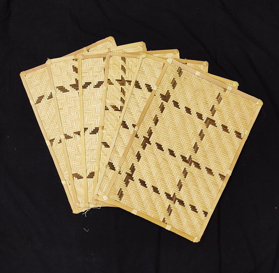 Thumbnail: Kitchen & Dining: Set of 6 bamboo tablemats