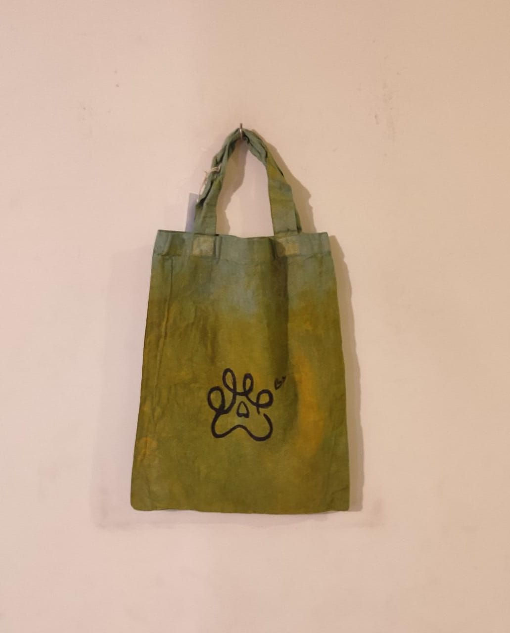 Bag: Small cotton hand bag