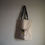 Thumbnail: Bag: White canvas shoulder bag