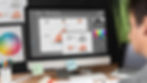 brand design on computer logo