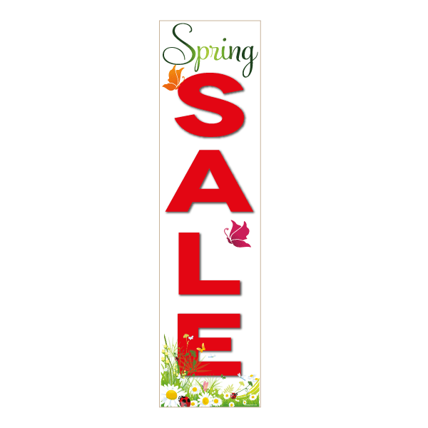 Spring Sale vertical Posters 190mm x 840mm