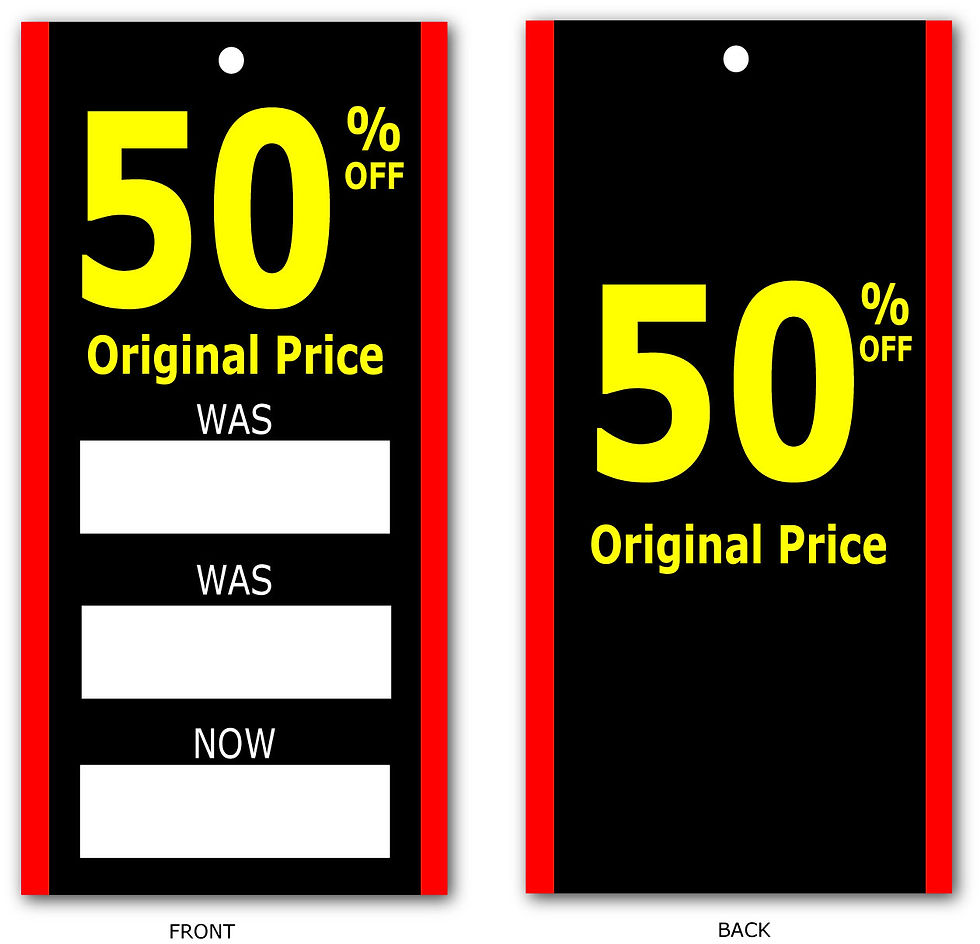 Thumbnail: Black 50% off Shelf strips  10 size 36mm x 1200mm