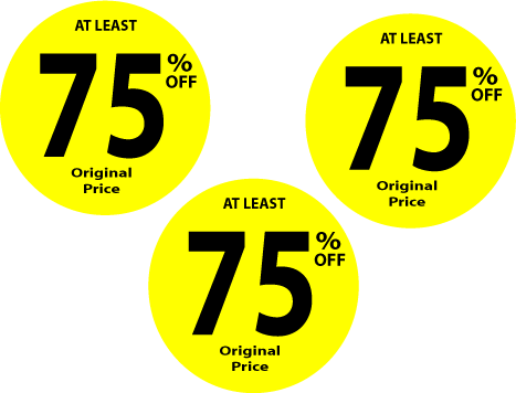 Thumbnail: At Least 75%off  Yellow Stckers 1000 per roll