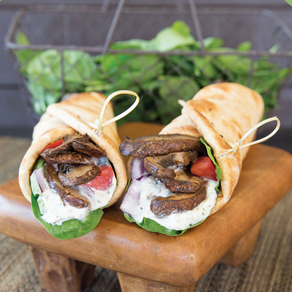 Gyro com Cogumelos