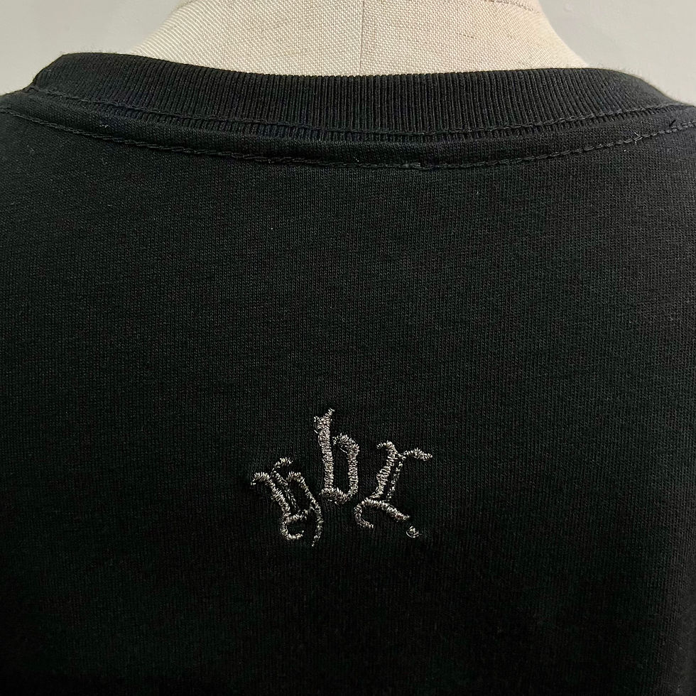 サムネイル： 巨大に煌めくシナプス-black /ビッグシルエットTシャツ