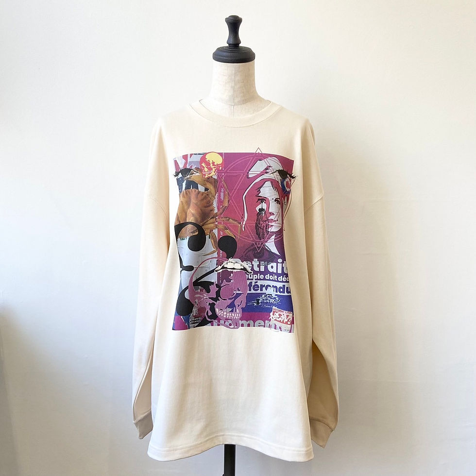 street:nurikabe/ 極厚生地ビッグシルエットロングスリグシルエットロングスリーブTシャーブTャツ