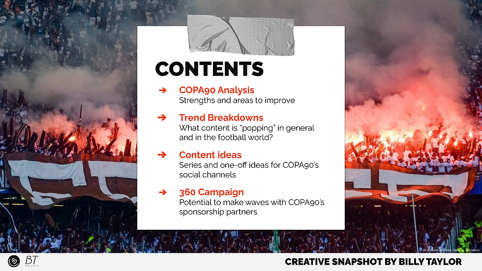 COPA90 Creative Snapshot - Billy Taylor-2