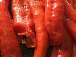 Roasting the peppers gives a great flavour