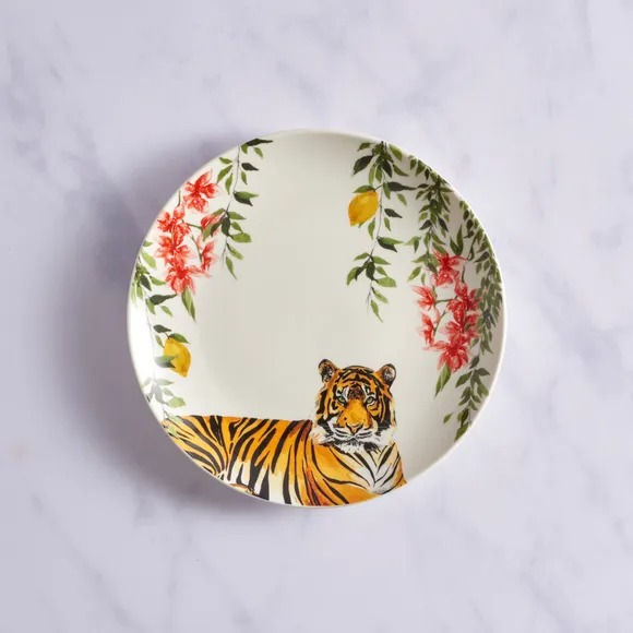 Elegant Tiger Plate