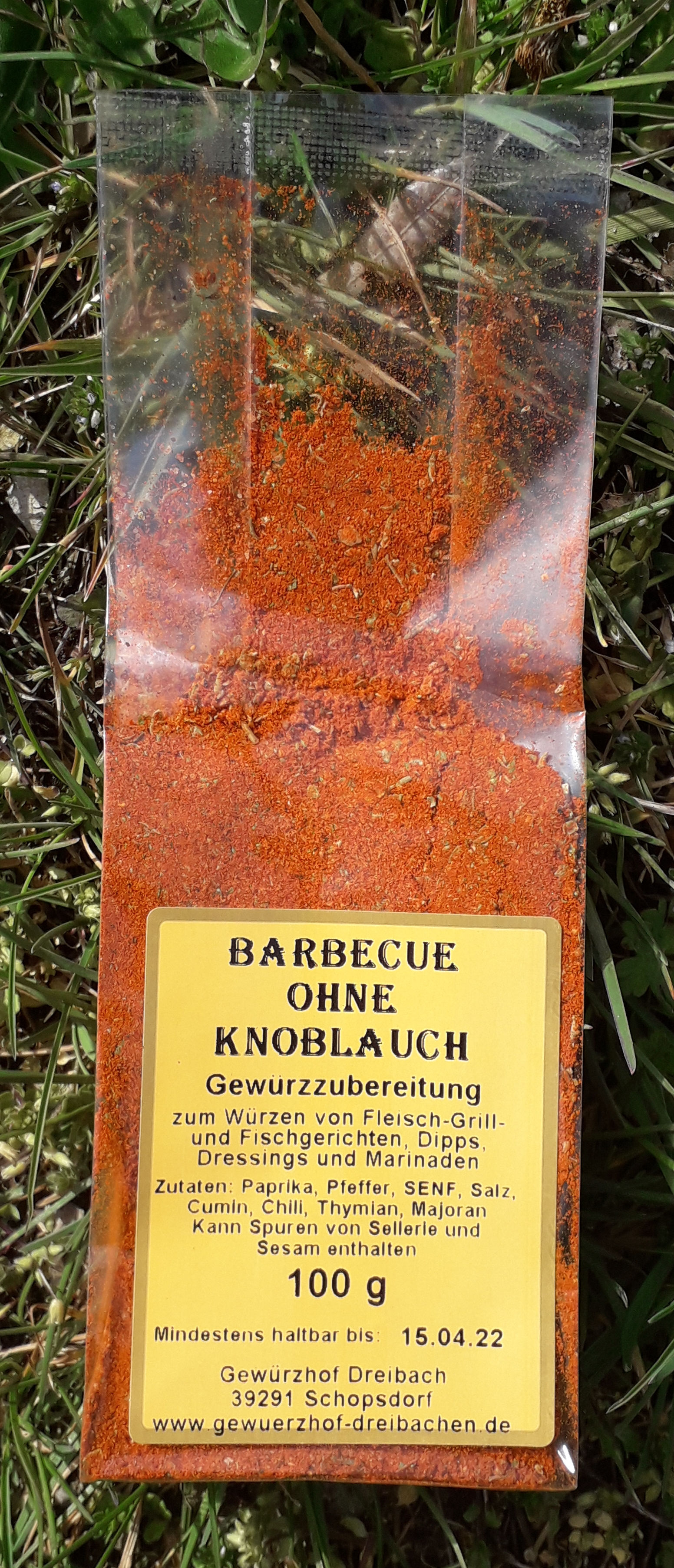 Barbecue ohne Knoblauch, 100 g