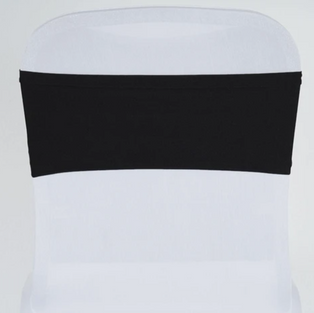 Black Spandex Chair Band for Rent in Paducah, KY