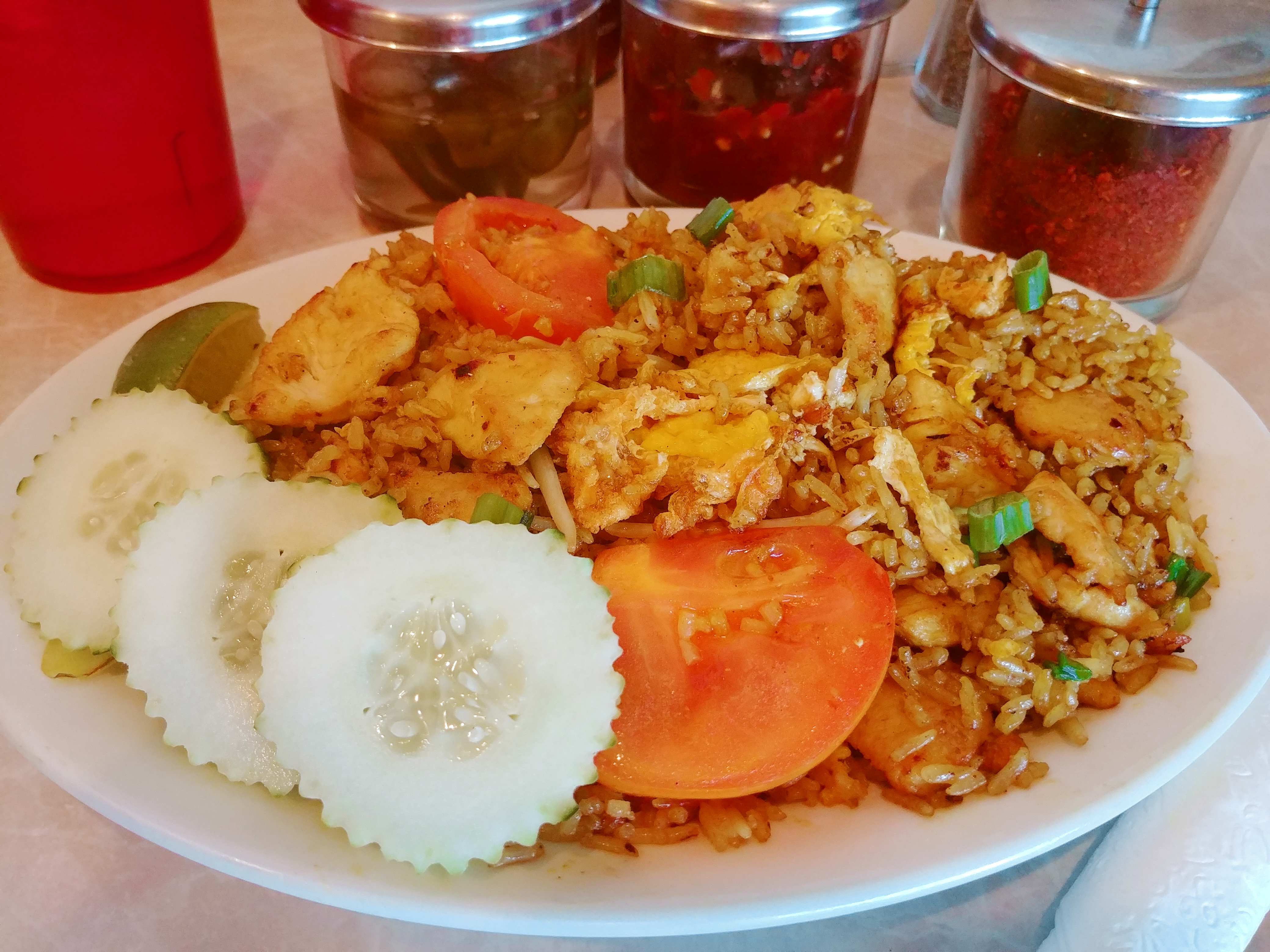 Arranged Food and Objects