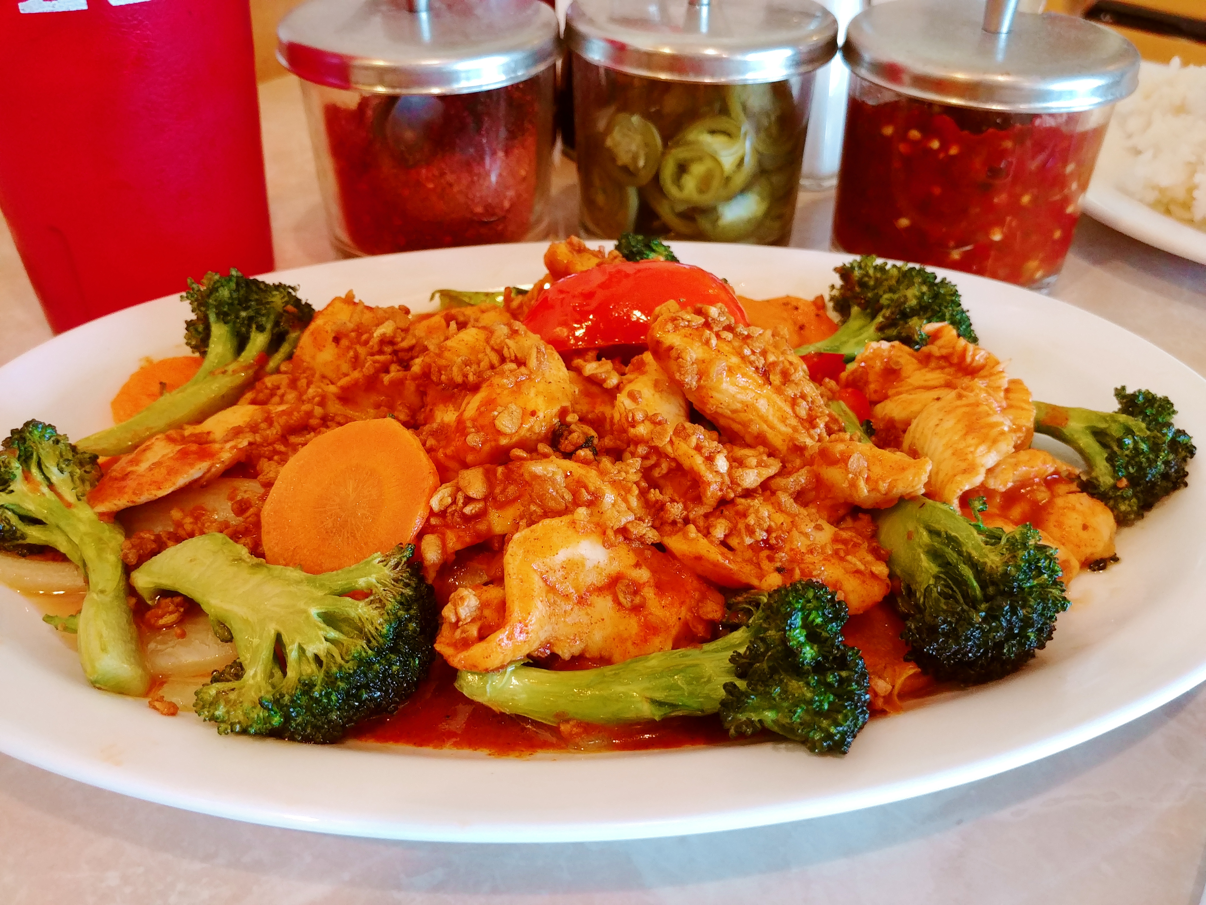 Arranged Food and Objects