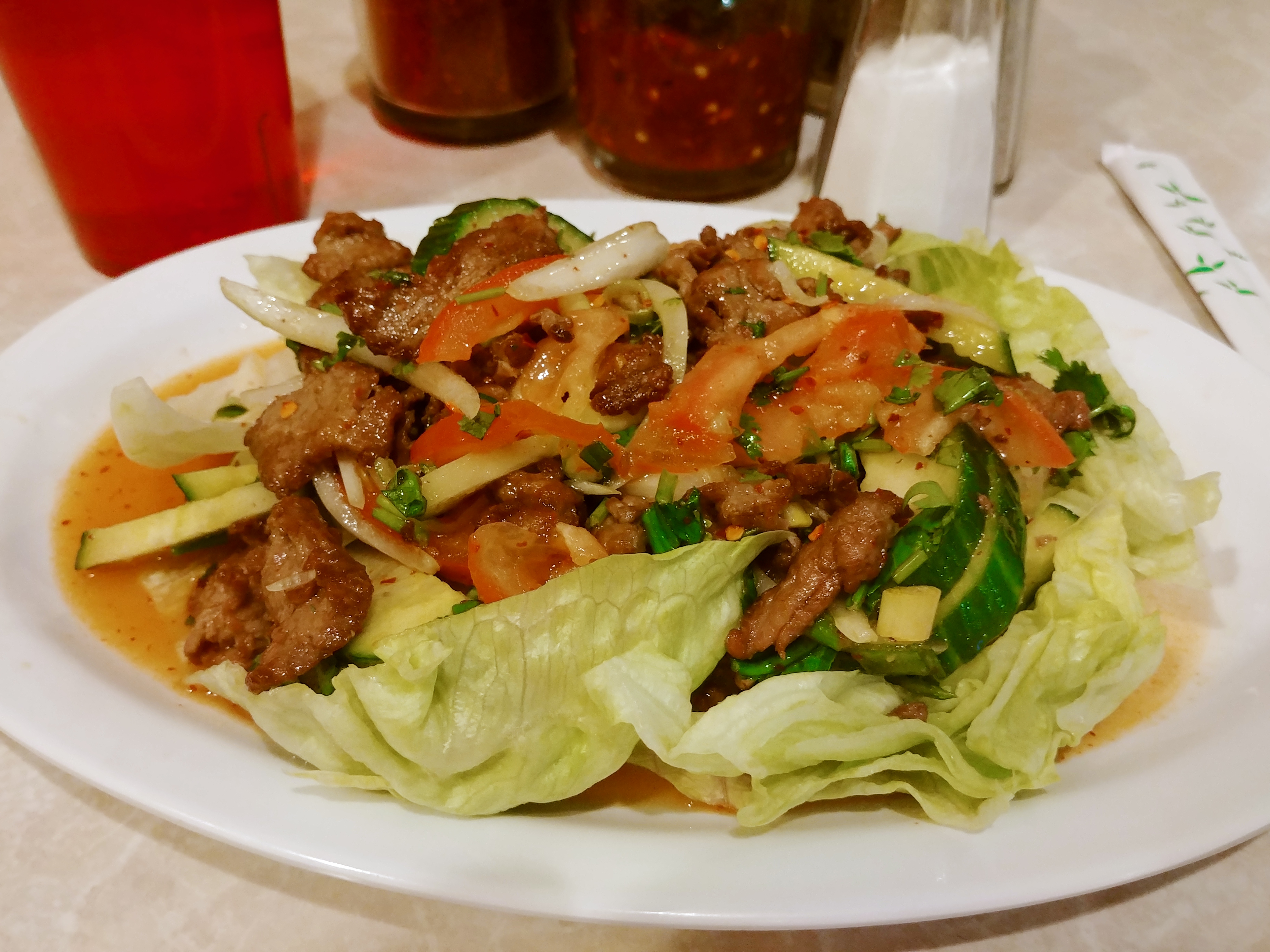 Arranged Food and Objects