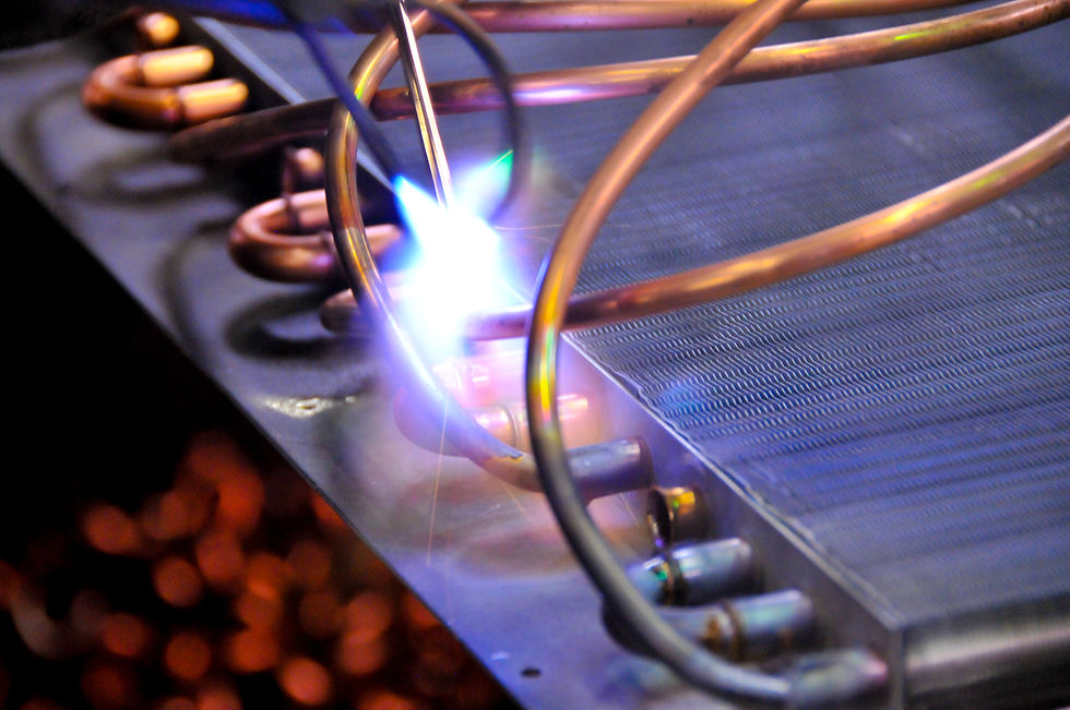 Crafting a commercial coil in the shop