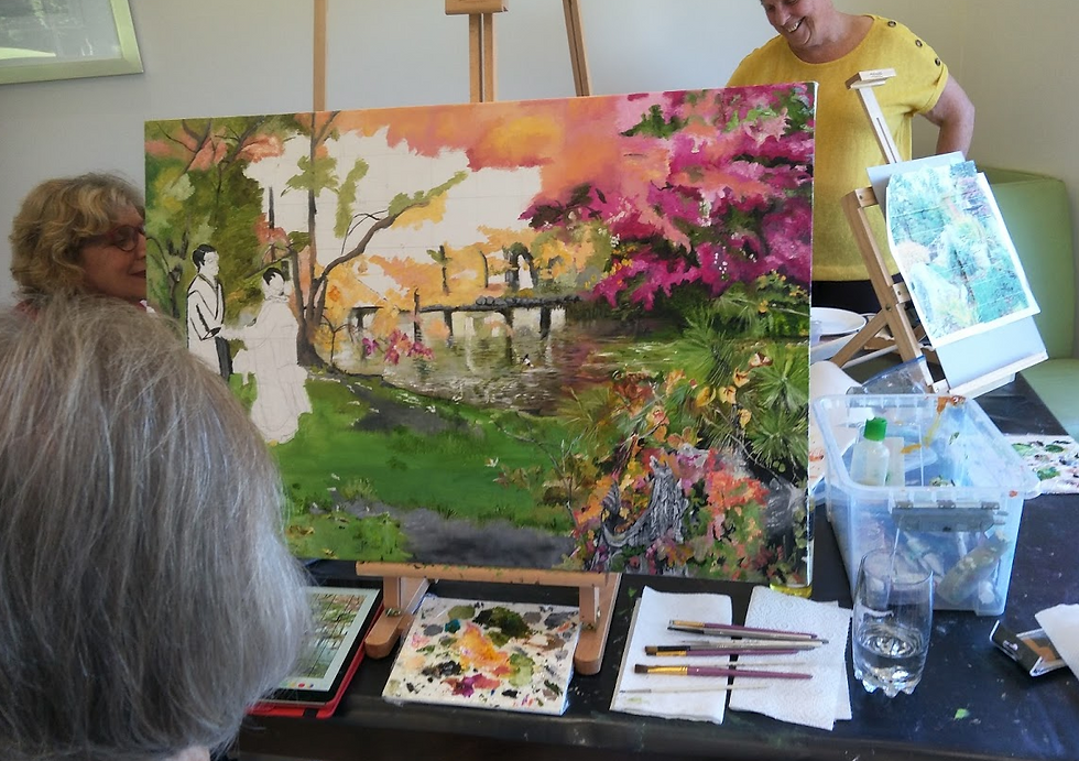 Thumbnail: Warburton Painting Class - back to ZOOM Tuesdays