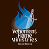 Logo for Vehement Flame Ministries with Isaac Bareno