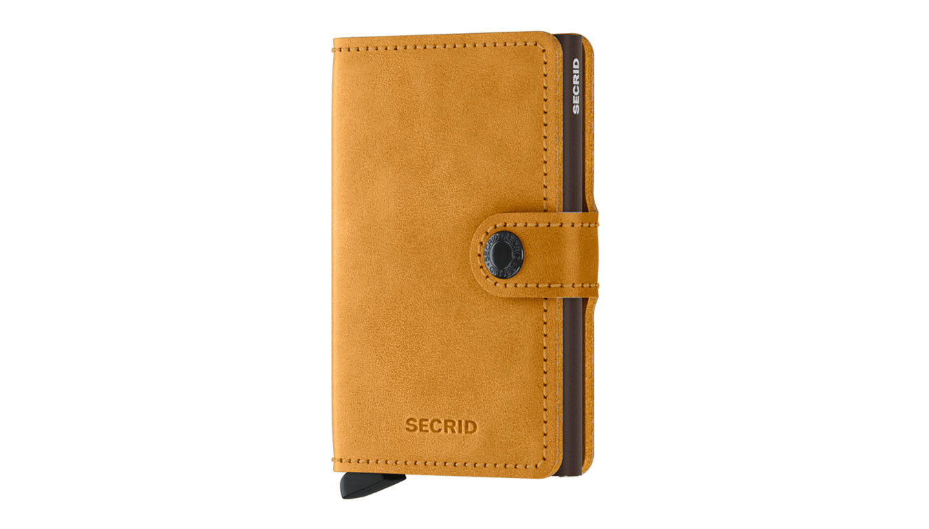 Secrid Miniwallet Vintage Ochre Portemonnaie