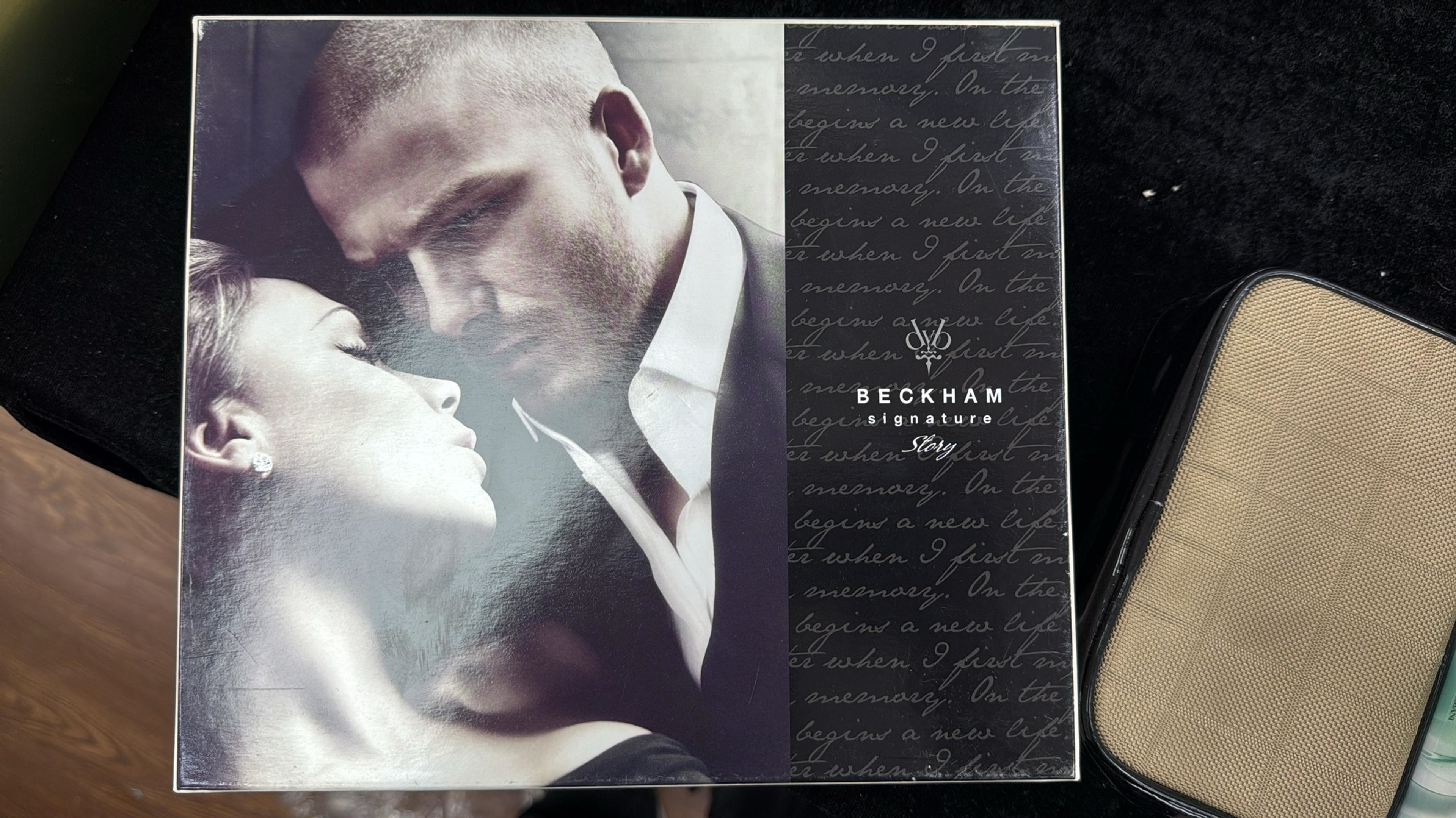 BECKHAM SIGNATURE STORY 3 PC GIFT SET WITH 2.5 OZ EDT, 2.5 OZ BL, 2.5 OZ CREAM