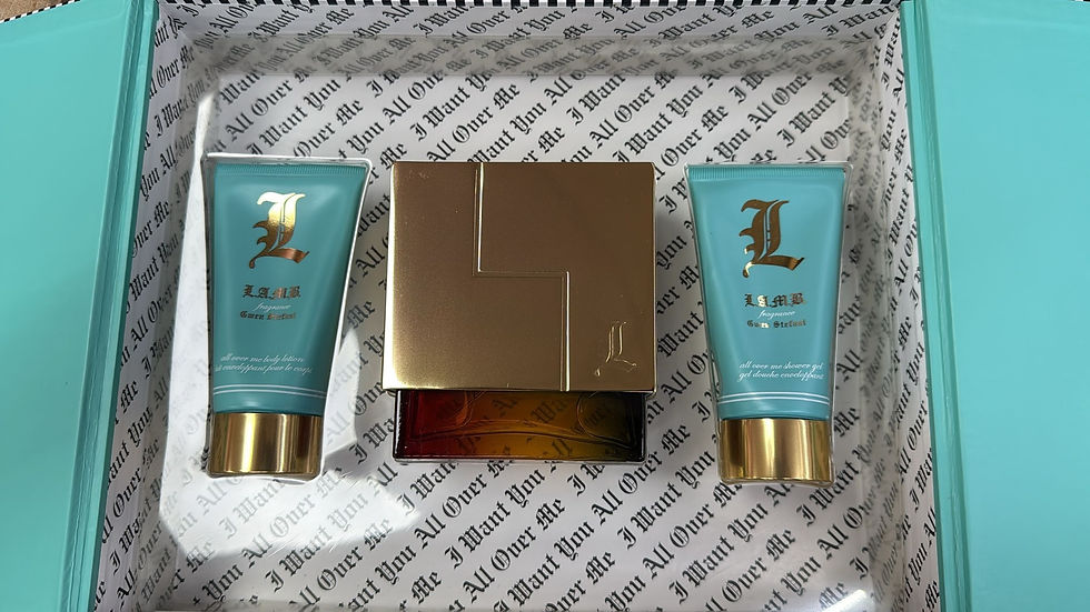 GWEN STEFANI LAMB 3 PC GIFT SET WITH 3.4 OZ EDP SP, 2.5 OZ BL AND 2.5 OZ SG