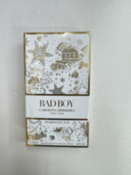BAD BOY SPARKLING ICE BY CAROLINA HERRERA FOR MEN 3.4 OZ EDT SPRAY