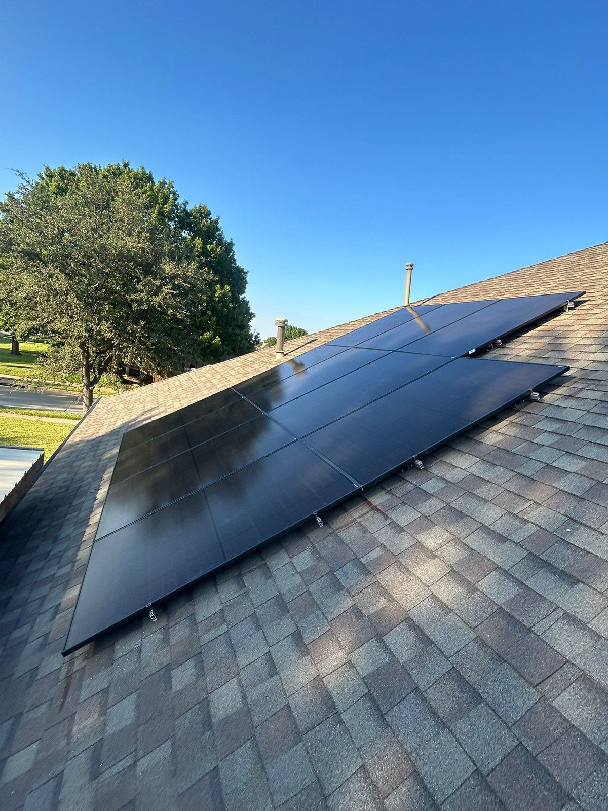 Rooftop array (EG4 job) - installed by The Solar Scouts
