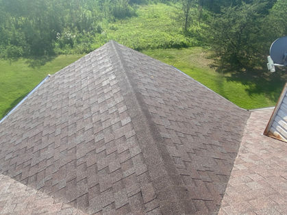 Roof Peak and green background