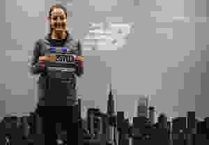 check-in at the NYC marathon