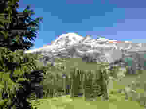 Mt Rainier on the Wonderland Trail