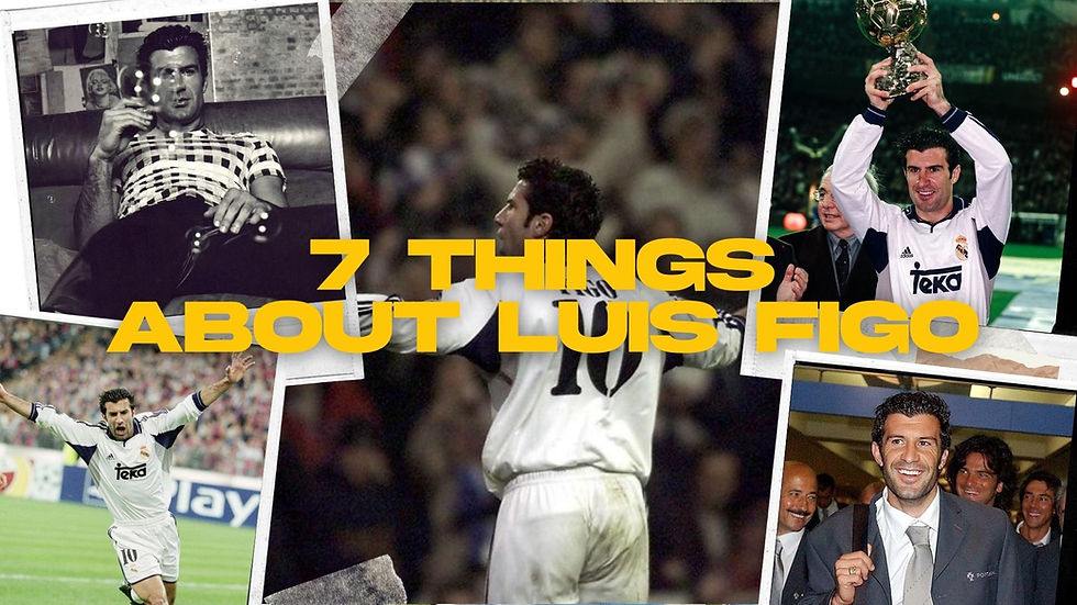 7 Anecdotes sur Luis Figo