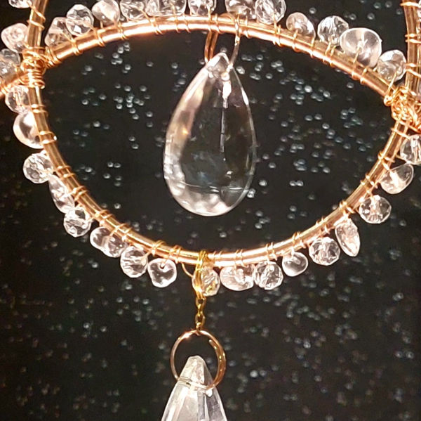 Miniature : Attrape-Soleil Quartz "Papillon de Lune"