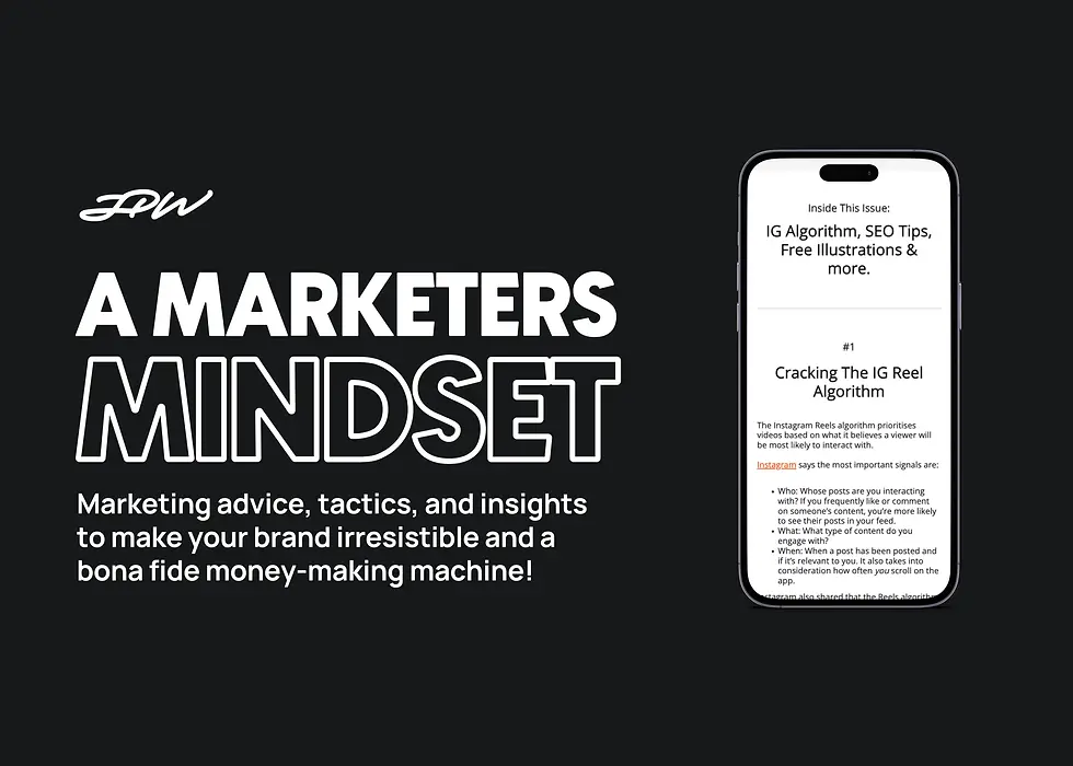 A Marketer's Mindset newsletter