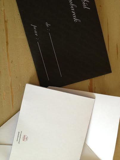 Thumbnail: 4 cartes de voeux + enveloppes Home made assorties