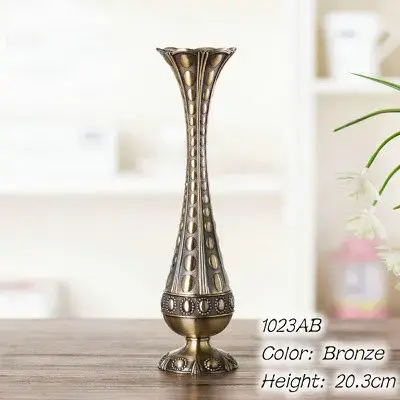 Thumbnail: European Vintage Home Decoration Metal Vase