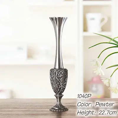Thumbnail: European Vintage Home Decoration Metal Vase