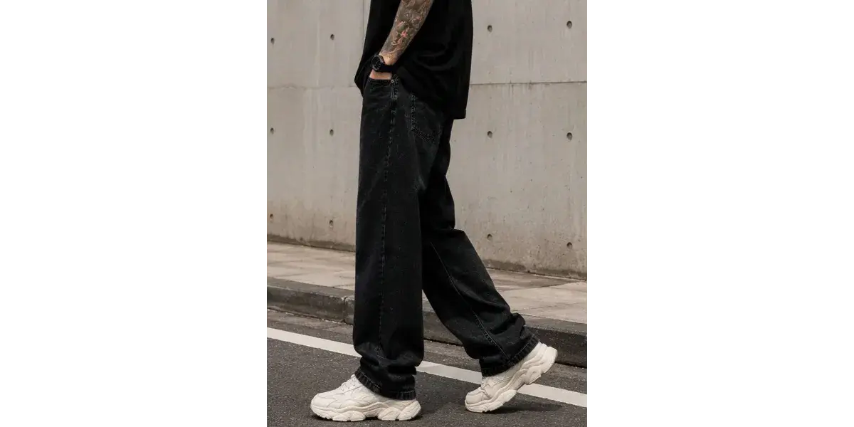 Calça Jeans Baggy Unissex