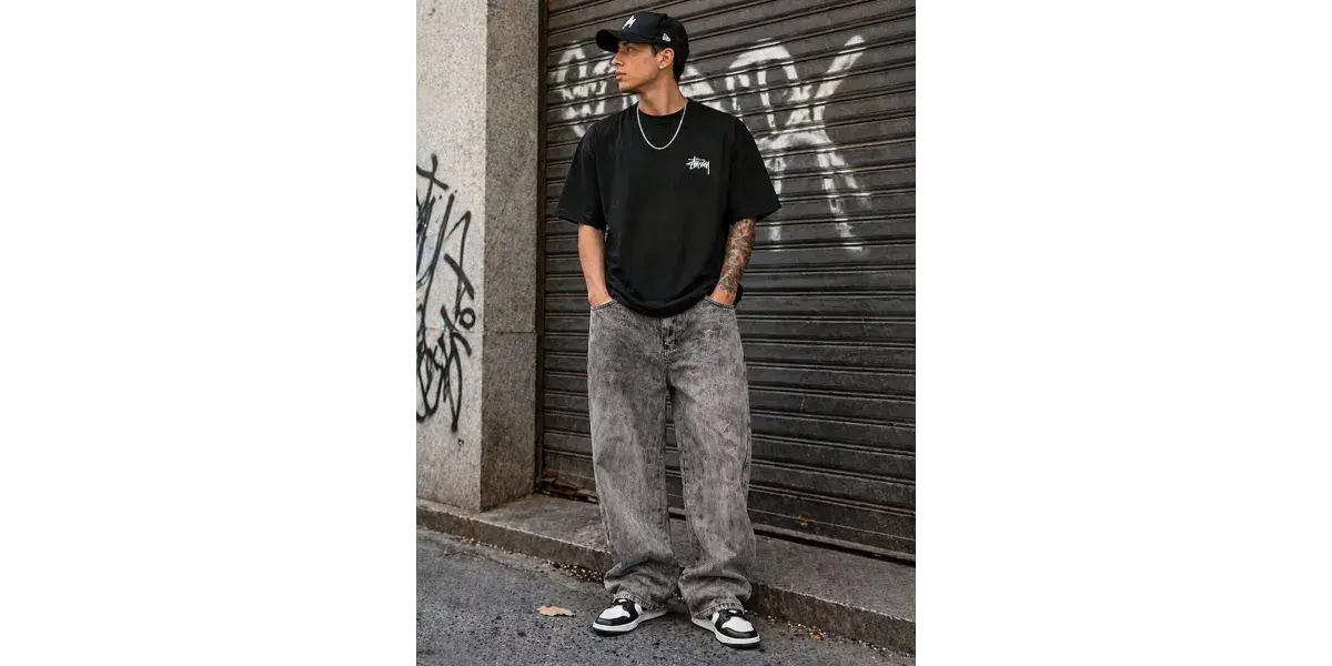 Calça Jeans Baggy Unissex