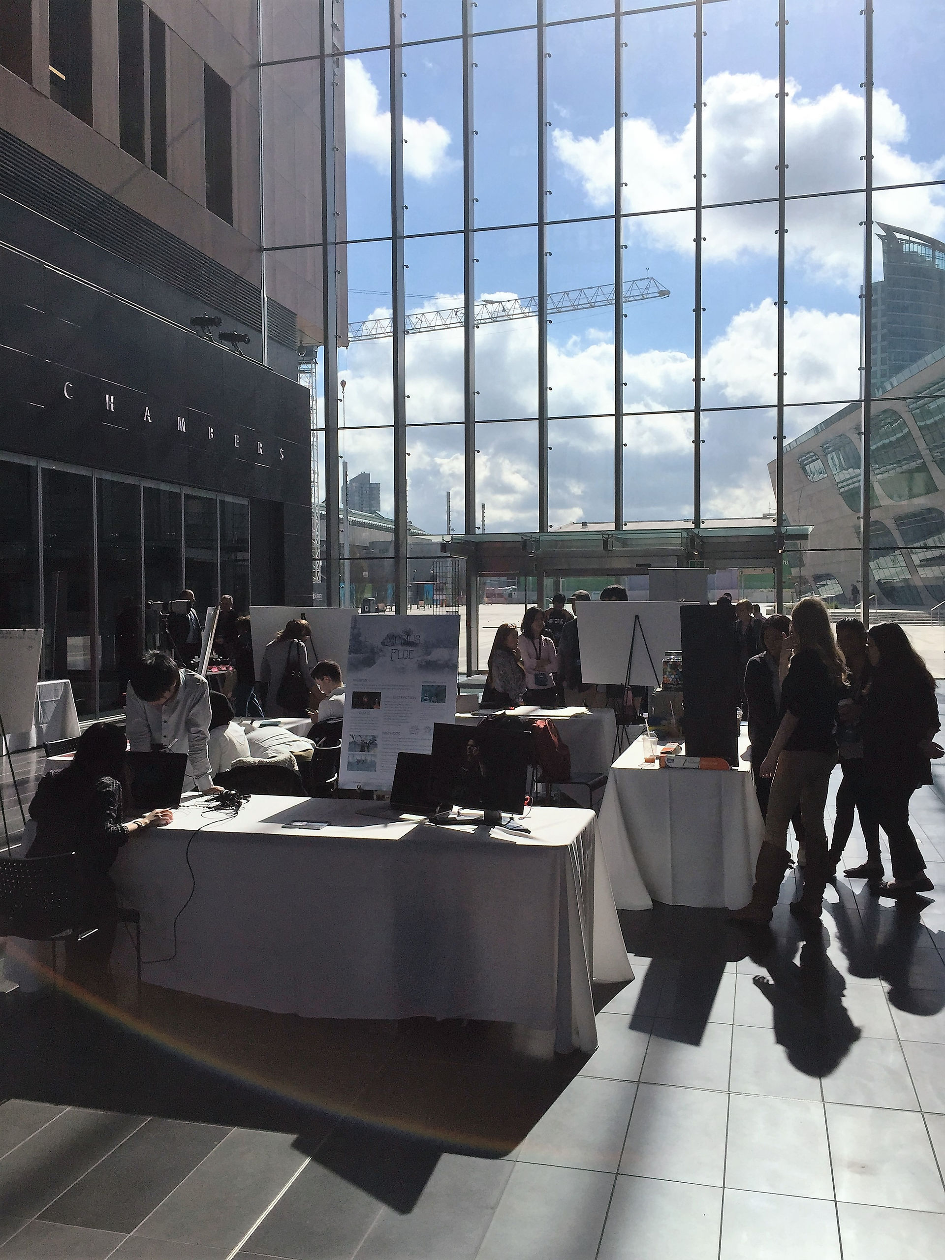 Shocase booth at the conference