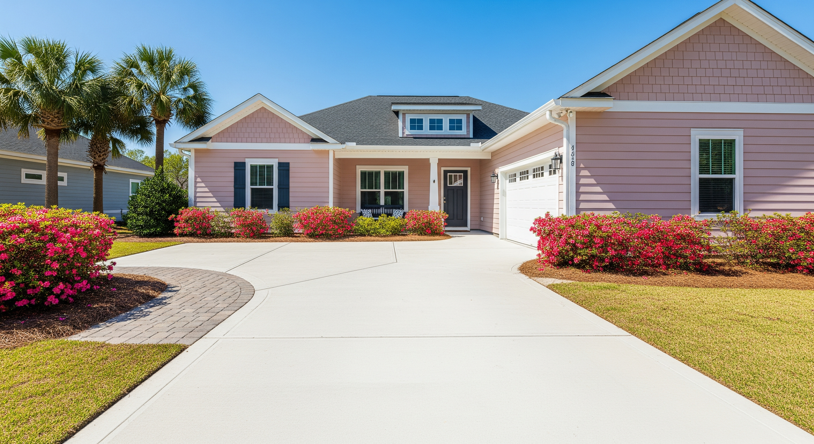 Power washing Leland NC driveways patios and walkways professional service
