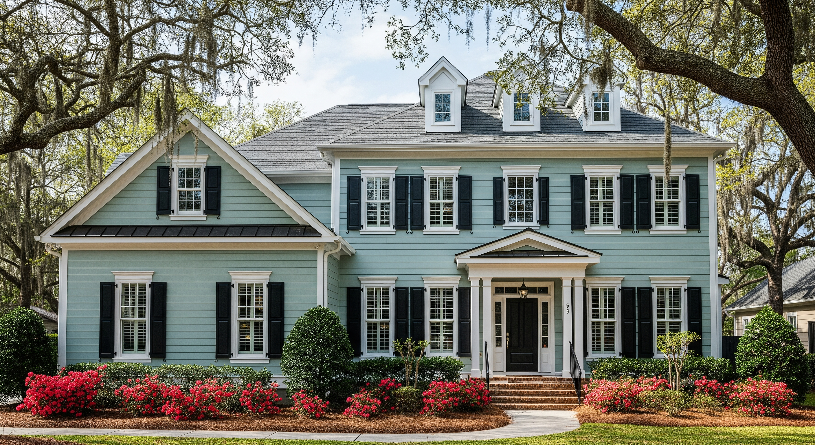 year-round exterior cleaning Landfall Wilmington NC clean two-story home