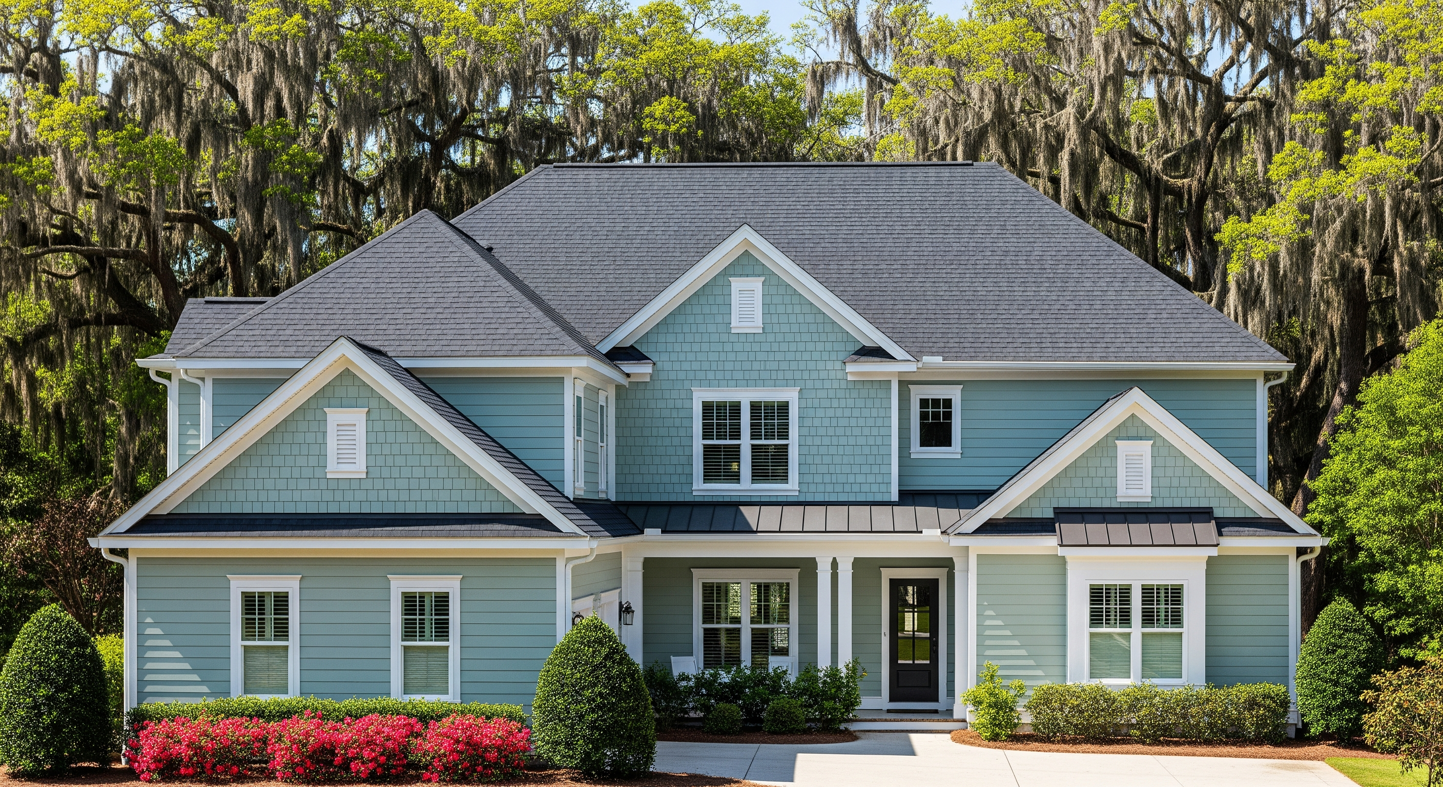 professional roof washing service Compass Pointe Leland NC