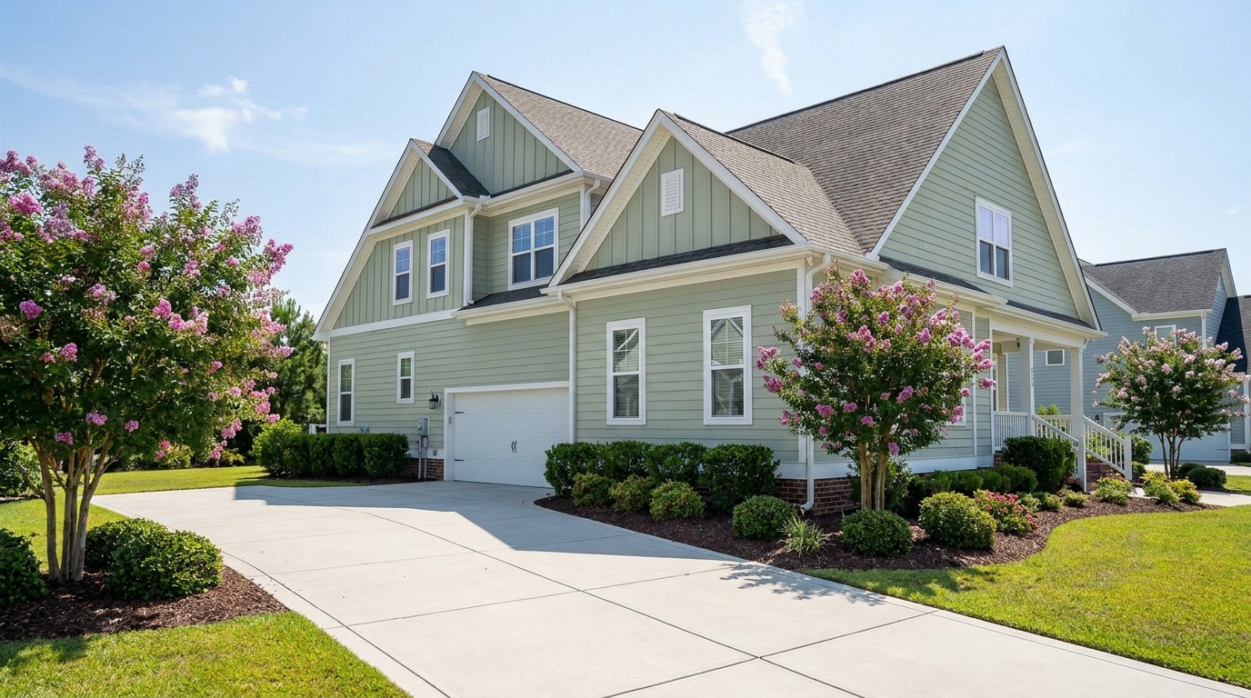 exterior cleaning bundle Leland NC clean siding driveway and windows