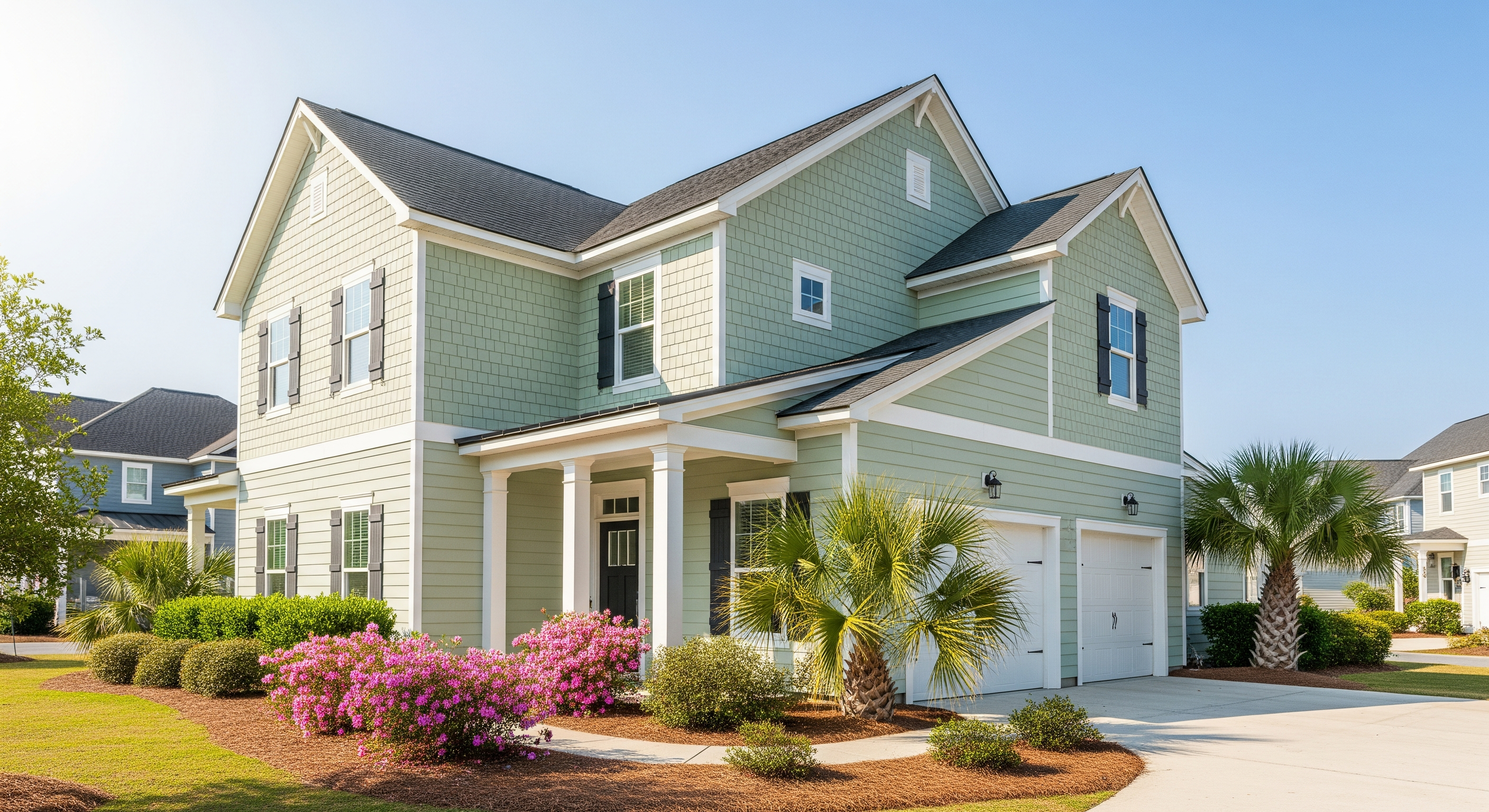 Brunswick Forest HOA exterior cleaning Leland NC