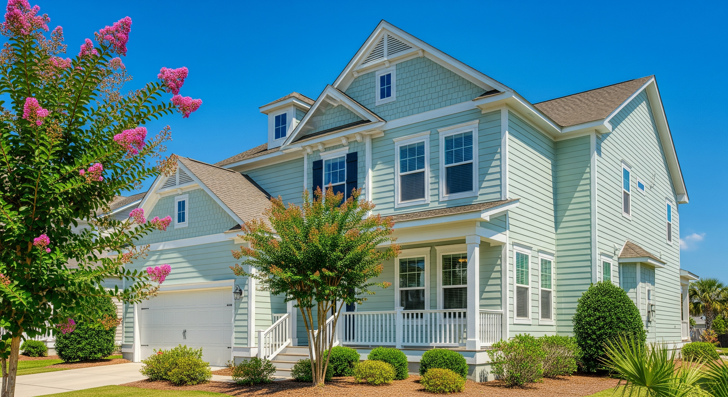 soft washing house exterior Leland NC clean siding free of algae