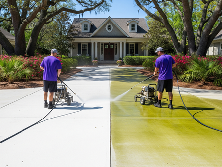 professional power washing driveway cost Wilmington NC