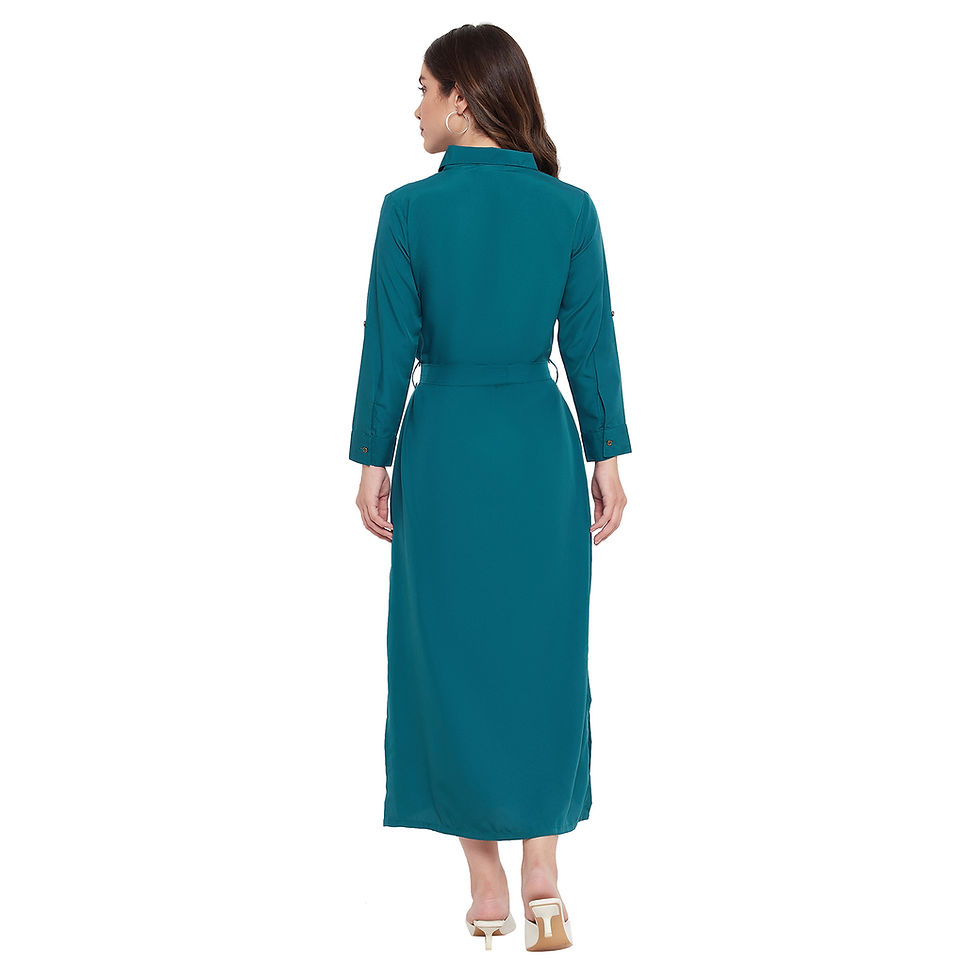 Thumbnail: EGYPTIAN BLUE SHIRT DRESS