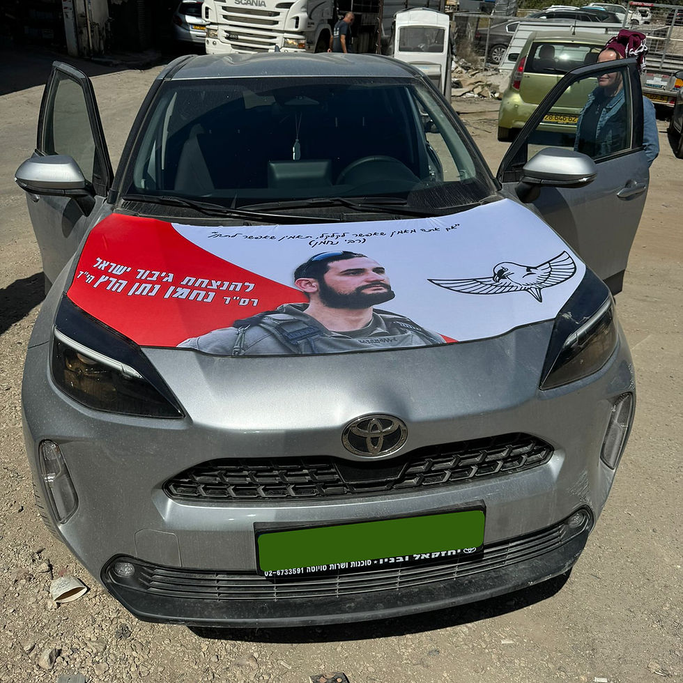 תמונה ממוזערת: כיסוי למכסה מנוע בעיצוב אישי